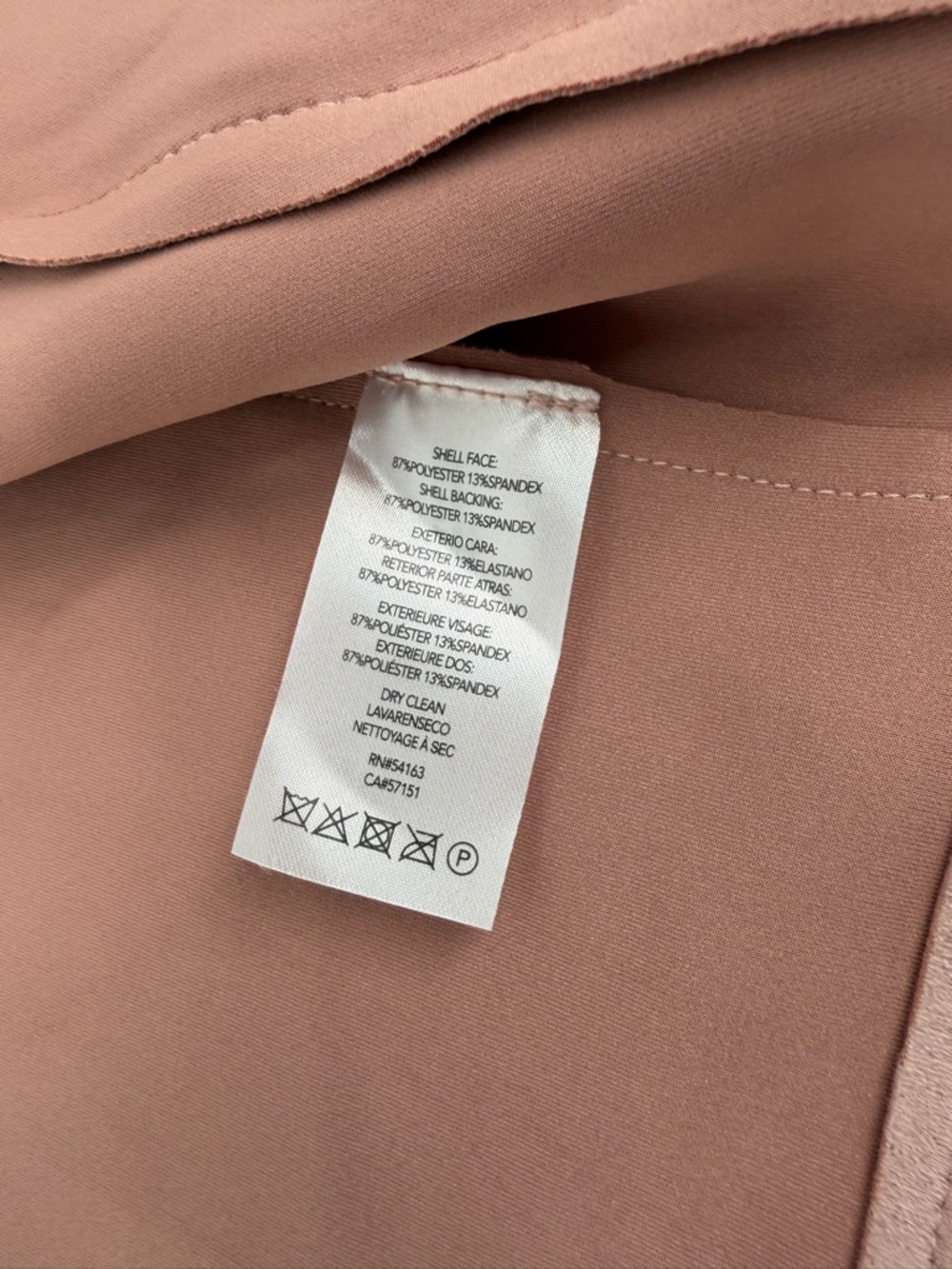 Calvin Klein Jeans Pink Faux Suede Moto Jacket Womens XL NWT Zip Front - Picture 8 of 12